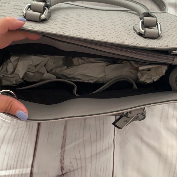 NWT Nine West "You and Me" Gray Handbag/Shoulder Bag - Picture 8 of 14